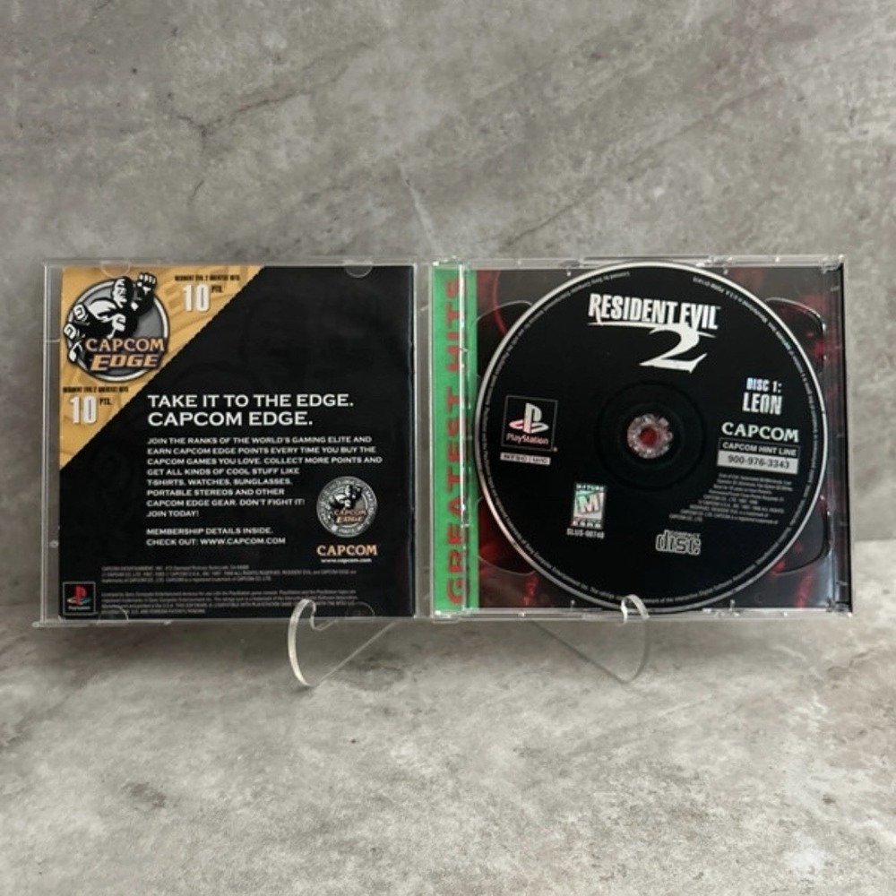 PS1 Resident Evil 2 Greatest Hits PlayStation CIB W/ REGISTRATION CARD - Picture 3 of 14